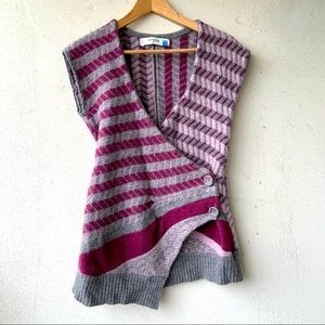 Anthropologie Sparrow wrap sweater vest